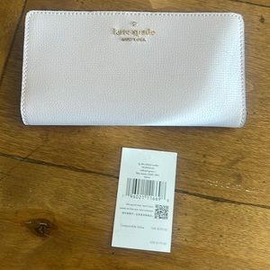 Kate Spade Lg Bifold Wallet in Lilac Moon